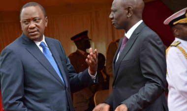 Perezida Kenyatta yashinje Ruto gushaka kumuhirika ku butegetsi