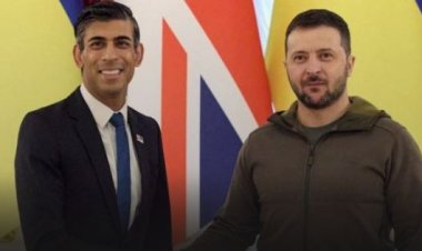 Breaking News: Zelensky wa Ukraine ari mu Bwongereza mu ruzinduko rutunguranye.