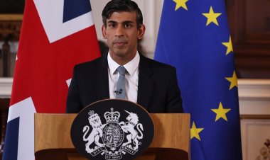 Rishi Sunak en Irlande du Nord après l'annonce d'un nouvel accord post-Brexit.
