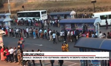 Ikigazo cy'ibura ry'imodoka mu mujyi wa Kigali kiracyari imbogamizi.