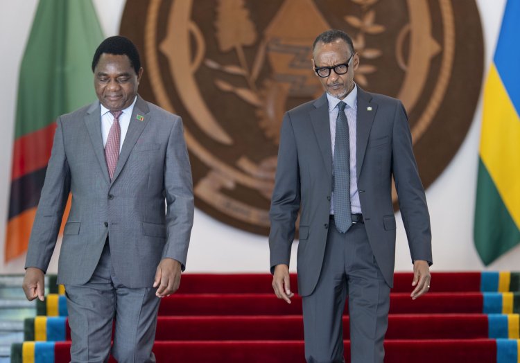 Ibyaranze uruzinduko rwa Perezida wa Zambia Hakainde Hichilema mu Rwanda
