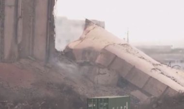 Ibyambu bya Ukraine byarashweho, toni 270 000 z’ibinyampeke zirangirika.