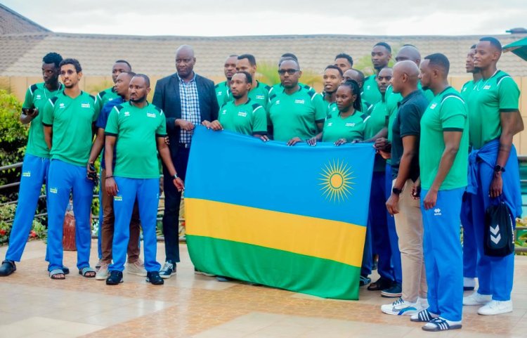 Ikipe y'igihugu y'abagabo ya Volleyball yerekeje mu gikombe cya Africa