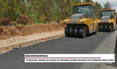 Nyaruguru: Abakoze mu muhanda Munini - Busanze baratabaza