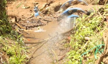 Musanze: Bahangayikishijwe n'itiyo imaze igihe kirenga umwaka imena amazi mungo zabo