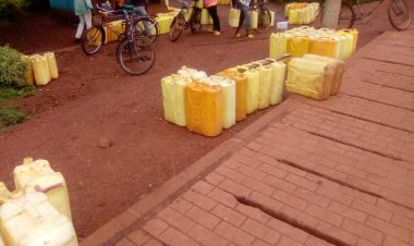 The problem of water shortage in Nyakarambi town is being solved