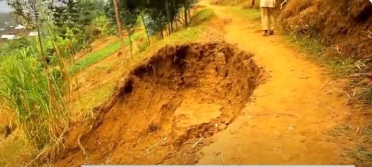 Ngororero:  ubuhahirane bwahagaze mu bice bimwe kubera ibiraro byatwawe n'ibiza