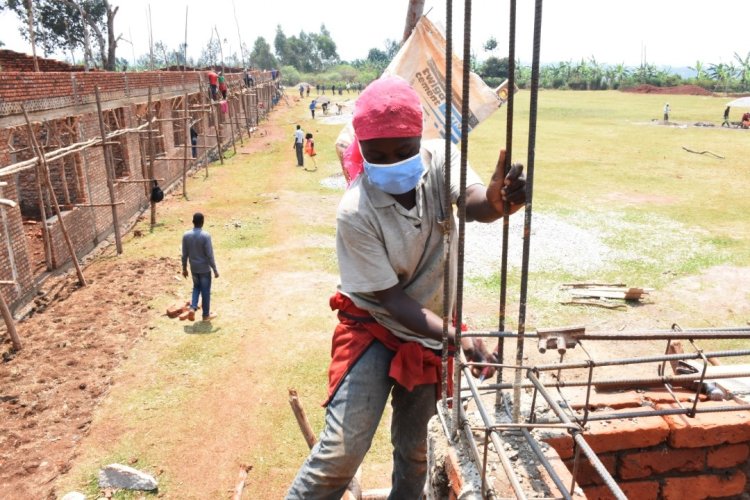 Mrs. Nyirahabineza developed from in profession of building house