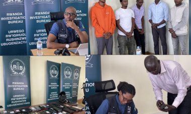 RIB yasubije telephone 193 zari zaribwe inerekana abakekwaho ibyaha birimo ubujura