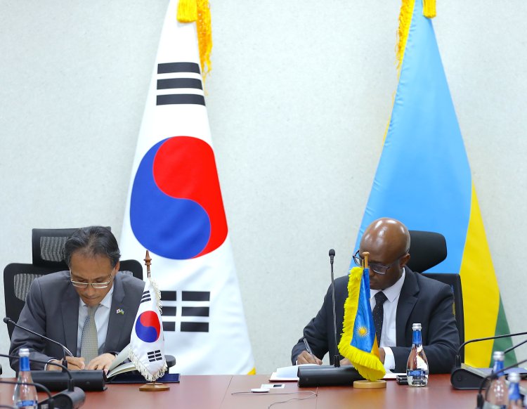U Rwanda rwasinye amasezerano y’imikoranire na Koreya