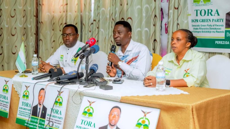 Umukandida w’ishyaka Green Party, Dr. Frank Habineza yifuza ko imipaka itazongera gufungwa