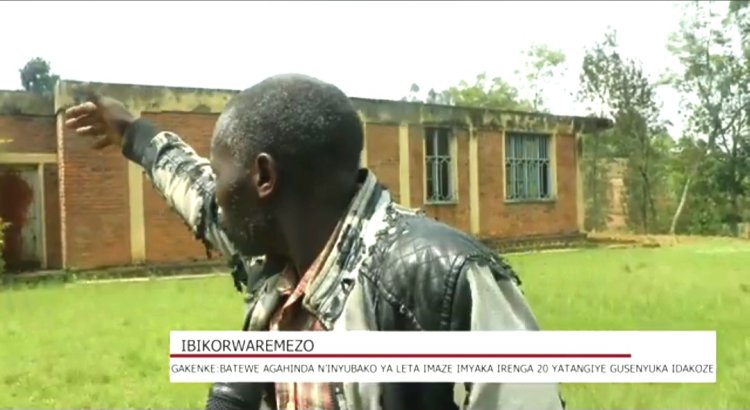 Gakenke-Cyabingo: Baratabariza inyubako yari yubakiwe kuba komine yamezeho imivumu