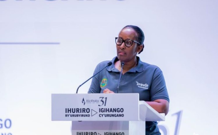 Amateka yacu ntimwayahisemo, ariko u Rwanda rwo mwaruvutsemo, na rwo rubavukamo - Madamu Jeannette Kagame