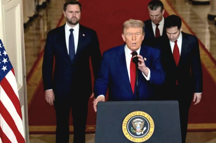 Trump yatangaje ko Israel na Iran barenze ku masezerano y’agahenge, yihanangiriza Israel