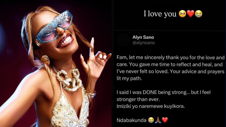 Imiziki yo naremewe kuyikora: Alyn Sano yisubiyeho