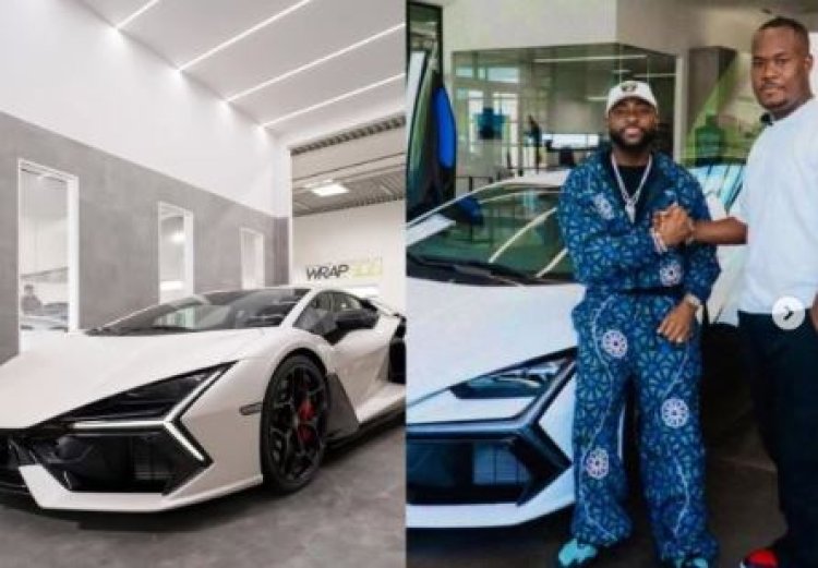 Davido yaguze imodoka y'akataraboneka