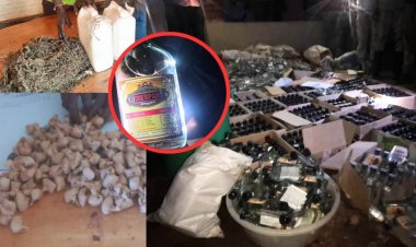 KIGALI-Gasabo: Umugore n'umugabo bafashwe bakora Liquers zitujuje ubuziranenge bahitamo kwitwikiraho inzu ngo bahishe ibimenyetso.