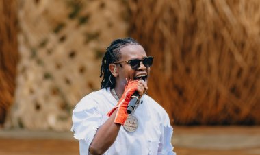 Bruce Melodie yatanze ibyishimo mu birori byo Kwita Izina abana b'ingagi (Amafoto)