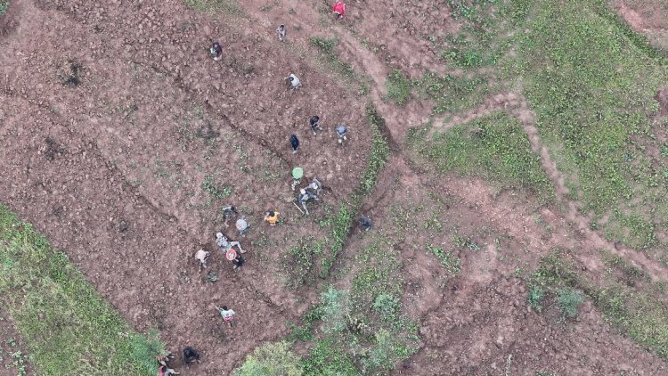 Polisi yafatiye mu cyuho abantu 24 bangiza imyaka n’imirima y’abaturage bayishakamo zahabu