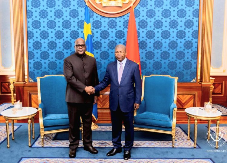 Perezida wa RDC n'uwa Angola basabye byihutirwa ishyirwa mu bikorwa ry’igenzura ry’agahenge muri RDC