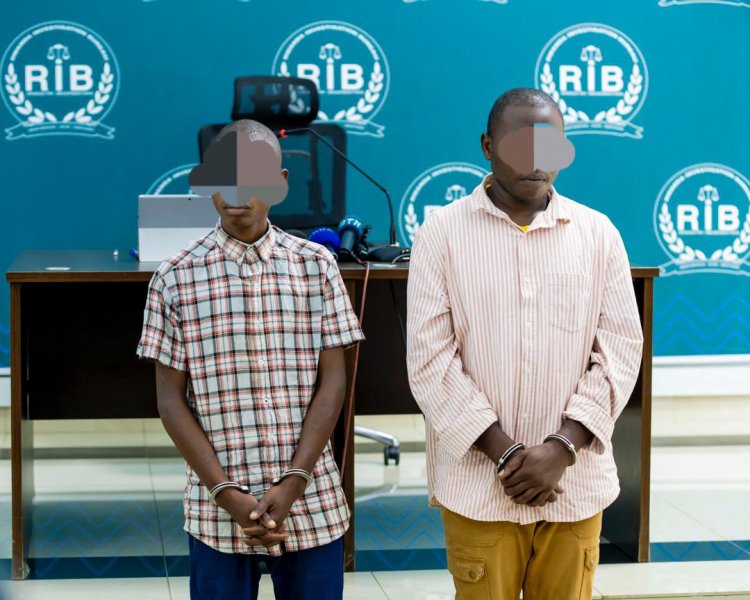 RIB yafunze abagabo babiri bakekwaho gusambanya abakobwa babizezaga akazi