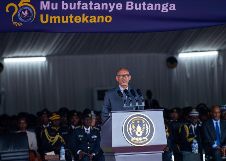 Perezida Kagame yahaye umukoro Polisi y’u Rwanda, ayisaba guhangana n’ibyaha ikorwa ryabyo rihinduka buri munsi